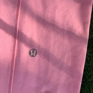 Lululemon Pink Presence Yoga Pants Leggings in Bleached coral